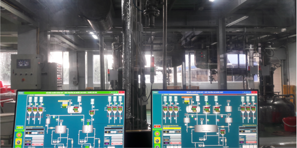 Cung cấp hệ thống điều khiển SCADA dây chuyền nước giặt và nước rửa chén – Nhà máy Vilaco